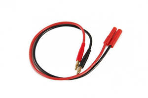 4mm HXT to 4mm Banana Plug Charge Lead