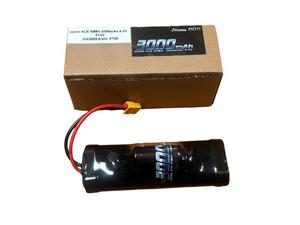 Rc Nimh Alkaline: Gens Ace 8.4V NiMh 3000mAh Hump pack With Quality 14Awg Silicone Wire & XT60