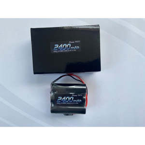 Rc Nimh Alkaline: Gens Ace 6V 2400mah NiMh Hump RX Pack w/JR Plug, 120mm Long 152g