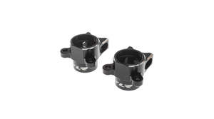 Rc Steering Hubs: VHA Rear Hub Body Set, Aluminum, Black: 22 5.0 and 22X by TLR