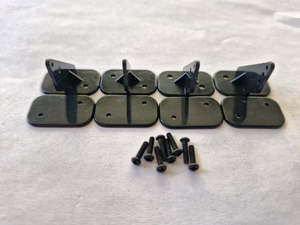 Rc Screws: Control horn set 20mm w/screws 4pcs by ParkZone