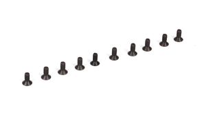 Rc Screws: Flat Head Screws, M2.5 x 6mm (10)