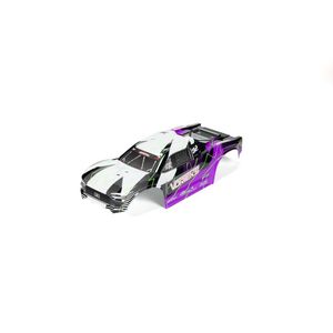 Rc Clips: VORTEKS 2WD Clipless Painted Decaled Trimmed Body Set (Purple)