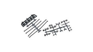 Rc Lighting: AX80085 Univ Mount 5 Bucket Light Bar Black