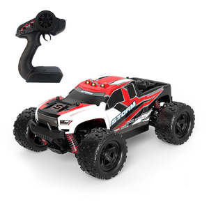 Brushed Motors: 1:18 Storm Brushed Monster Truck red 7.4V Li-Ion USB charge