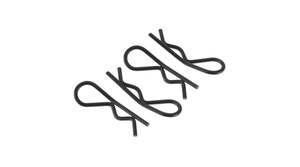Rc Body Clips: AR320335 Body Clip Large Bent (4)