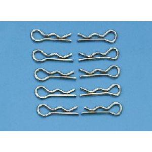 Rc Body Clips: Body Clips small (22 x 7mm) 10 per pk