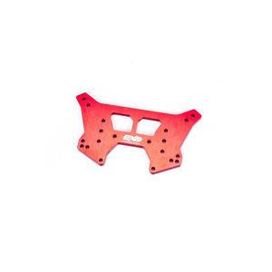 Rc Shock Towers: Rear Shock Tower CNC 7075 T6 Aluminum RS Red