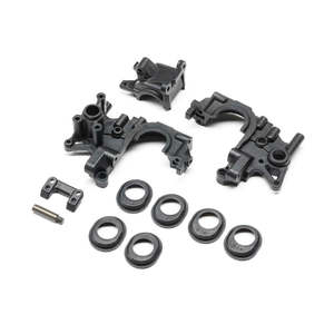 Gearbox Set, Rear Sway Bar Mount, Idler Shaft: 22X by TLR