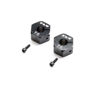 Rc Wheel Hexes: Wheel Hex 12mm x 7.0mm (2) 22X-4/22X/22X-T by TLR