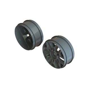 Rc Wheel Hexes: 1/8 Buggy Wheel 17mm Hex Gun Metal (2)