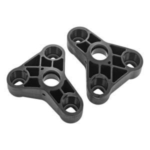 Rc Steering Hubs: AR330365 Rear Hub Nero (2)