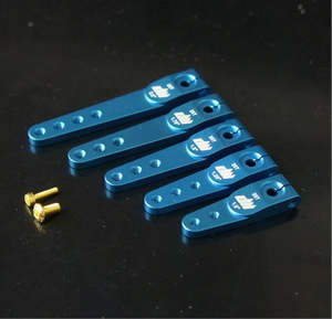 Rc Servo Horns: SA-1.75 Blue, 25T, CNC Alloy 1.75 Inch (44.45mm) half/single servo arm/horn by