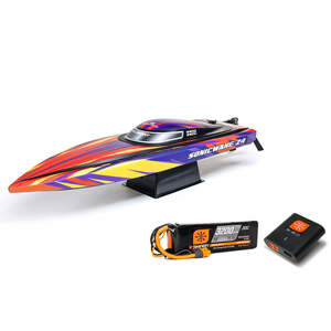 Boats: Sonicwake 24 Inch Self-Righting Brushless Deep-V RTR (Battery & Charger