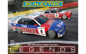 Slot Cars: Scalextric Spa 24H Winners BMW Twin Pack