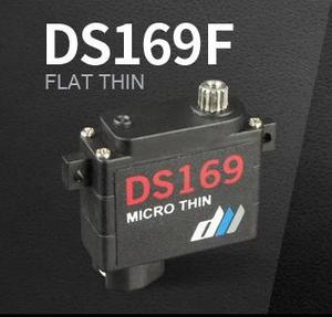 Rc Servos: Dual Sky DS169F Micro Flat Thin Metal Gear 2.8kg, 0.06sec HV 7.4v Servo 9g