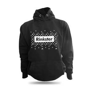 Off Rink: Rinkster Hoodie - Black/White