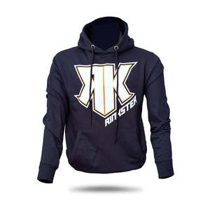 Off Rink: Rinkster Hoodie - Navy/Orange