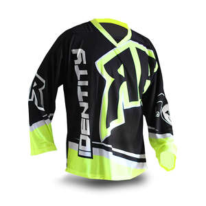 On Rink: Rink Rat Inline Hockey Pro Team Jersey - Black