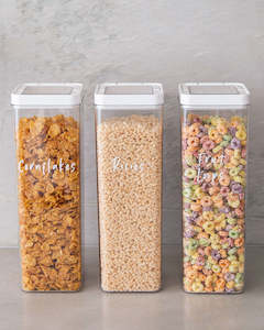 Kitchen: Cereal Storage Container Set
