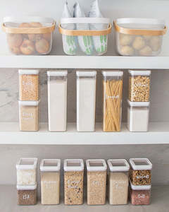 Kitchen: Deluxe Pantry Storage Container Set