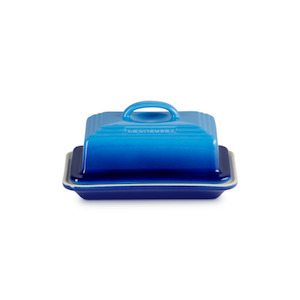 Kitchenware: Le Creuset Stoneware Butter Dish Azure Blue