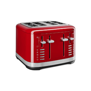 Toasters Accessories: KitchenAid 4 Slice Toaster Empire Red