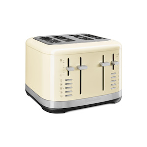 Toasters Accessories: KitchenAid 4 Slice Toaster Almond Cream
