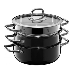 Cookware Sets: WMF Fusiontec Compact Black Cookware Set 3-Piece