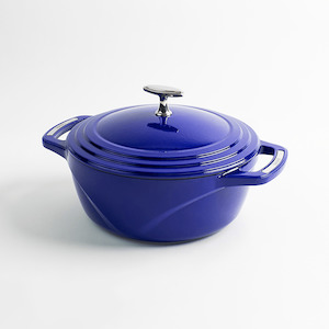 Casseroles Cocottes: Lodge USA Enamel Dutch Oven 28.5cm Smooth Sailing