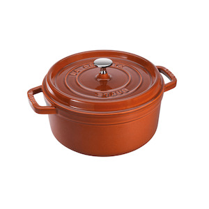 Casseroles Cocottes: Staub Round Cocotte 28cm Cinnamon