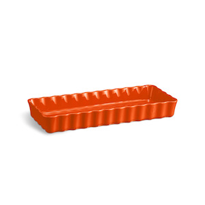 Cookware: Emile Henry Rectangular Tart Dish 36cm Toscane