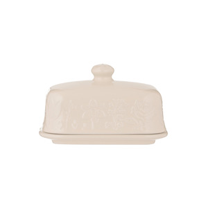 Storage Canisters: Mason Cash In The Meadow Butter Dish Florals Cream