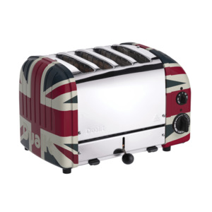 Dualit Classic Toaster 4 Slice Union Jack 80th Anniversary Limited Edition