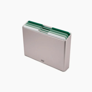 Joseph Joseph Folio Chopping Board Set 4-Piece Large Sage Green