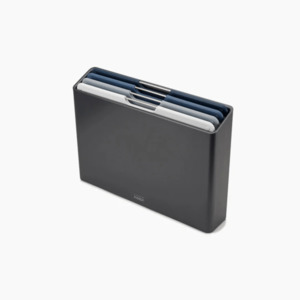 Joseph Joseph Folio Chopping Board Set 4-Piece Large Graphite Grey