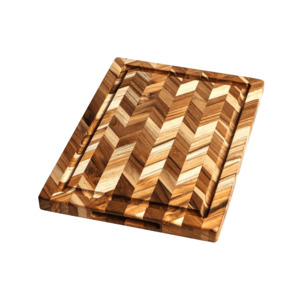 Chopping Boards: TEAKHAUS Herringbone Chopping Board 46cm x 36cm
