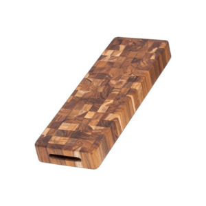 TEAKHAUS Butchers Block End Grain Long Board 46cm x 15cm