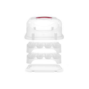 Storage Canisters: Avanti Universal Cupcake & Rectangular Cake Carrier 24 Cup