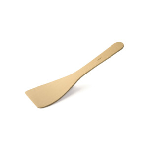 Baking Tools: Euroline Wooden Curved Spatula 30cm