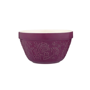 Mixing Bowls: Mason Cash In The Meadow Pudding Bowl 16cm Florals Purple