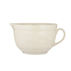 Mixing Bowls: Mason Cash In The Meadow Batter Bowl 1.9L Florals Cream