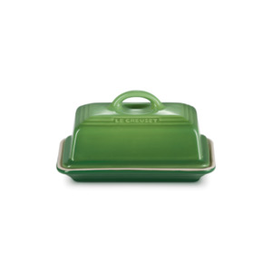 Le Creuset Stoneware Butter Dish Bamboo Green