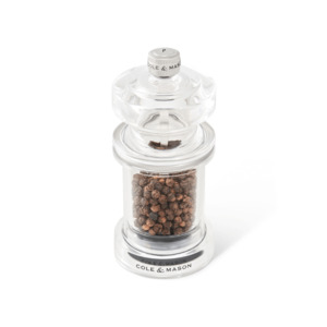 Cole Mason: Cole & Mason Acrylic Pepper Mill 12cm