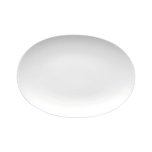 Thomas: Thomas Medaillon Oval Platter 33cm White