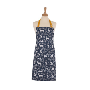 Aprons: Ulster Weavers Cotton Apron Forest Friends Navy