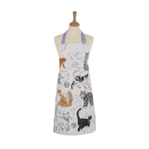 Aprons: Ulster Weavers Cotton Apron Feline Friends