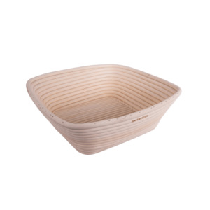 Bakemaster: Bakemaster Rattan Square Proving Basket 25cm