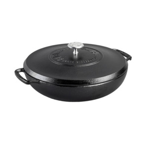 Lodge Blacklock Cast Iron Braiser with Lid 30cm 3.7L