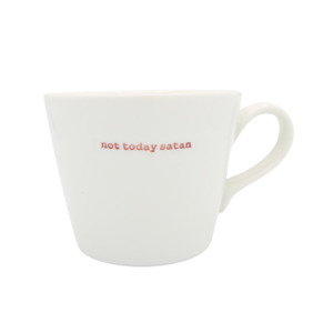 Keith Brymer Jones Bucket Mug 350ml - not today satan